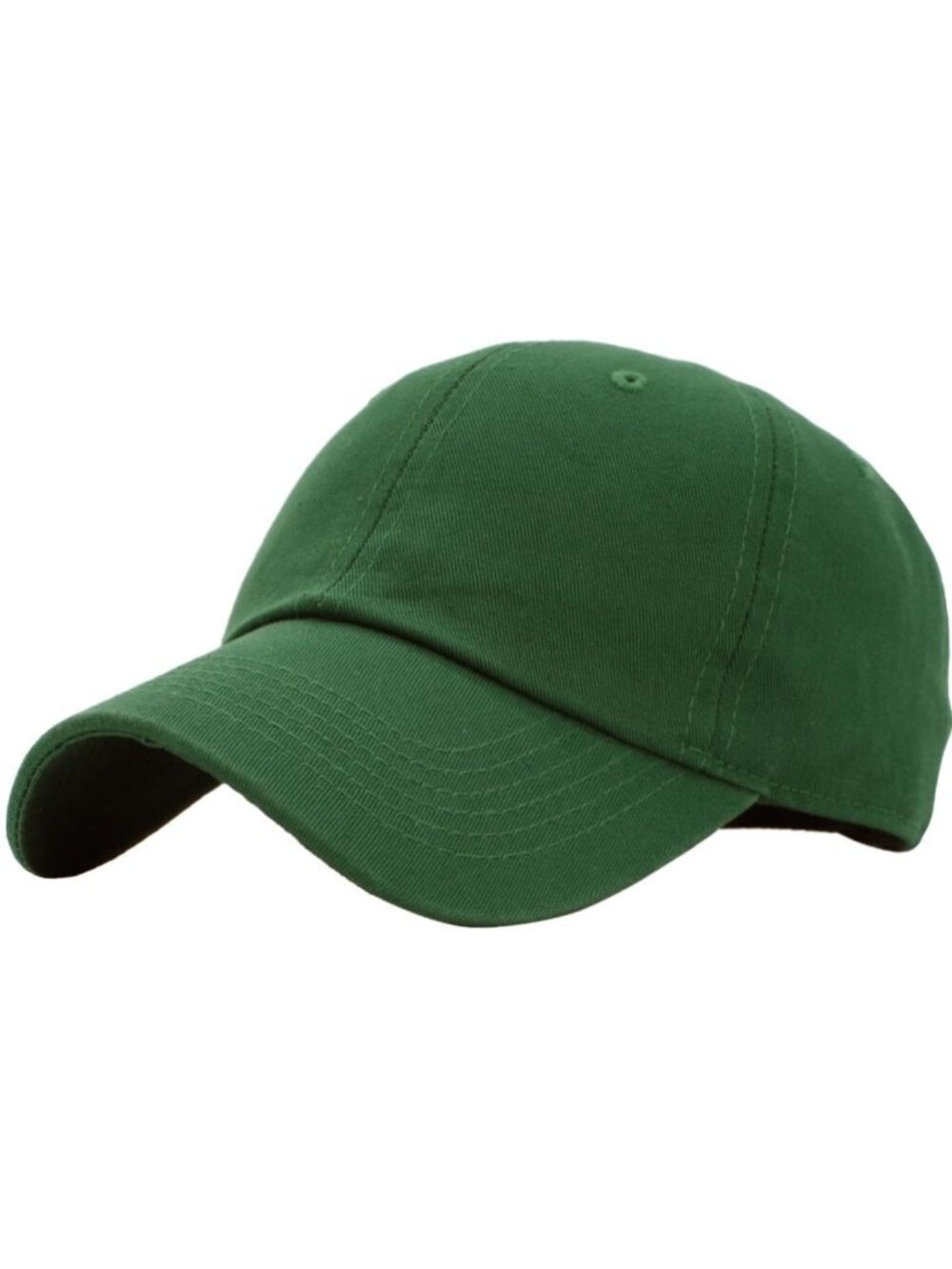 〽️Unisex Green Adjustable Low Crown Baseball Cap Classic Cotton Plain Dad Hat